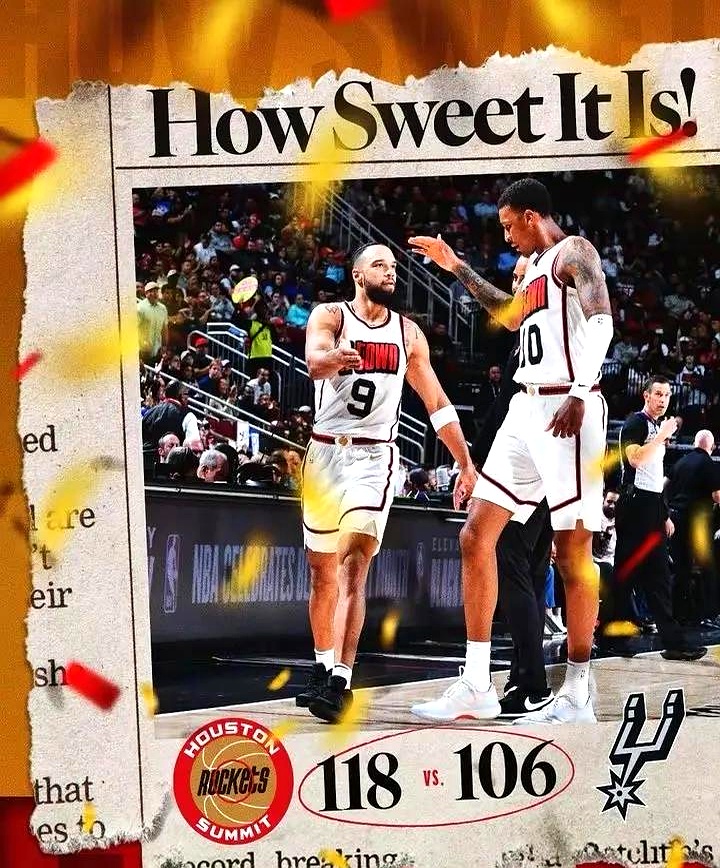 关于火箭主场击败马刺，连胜势头强劲的信息